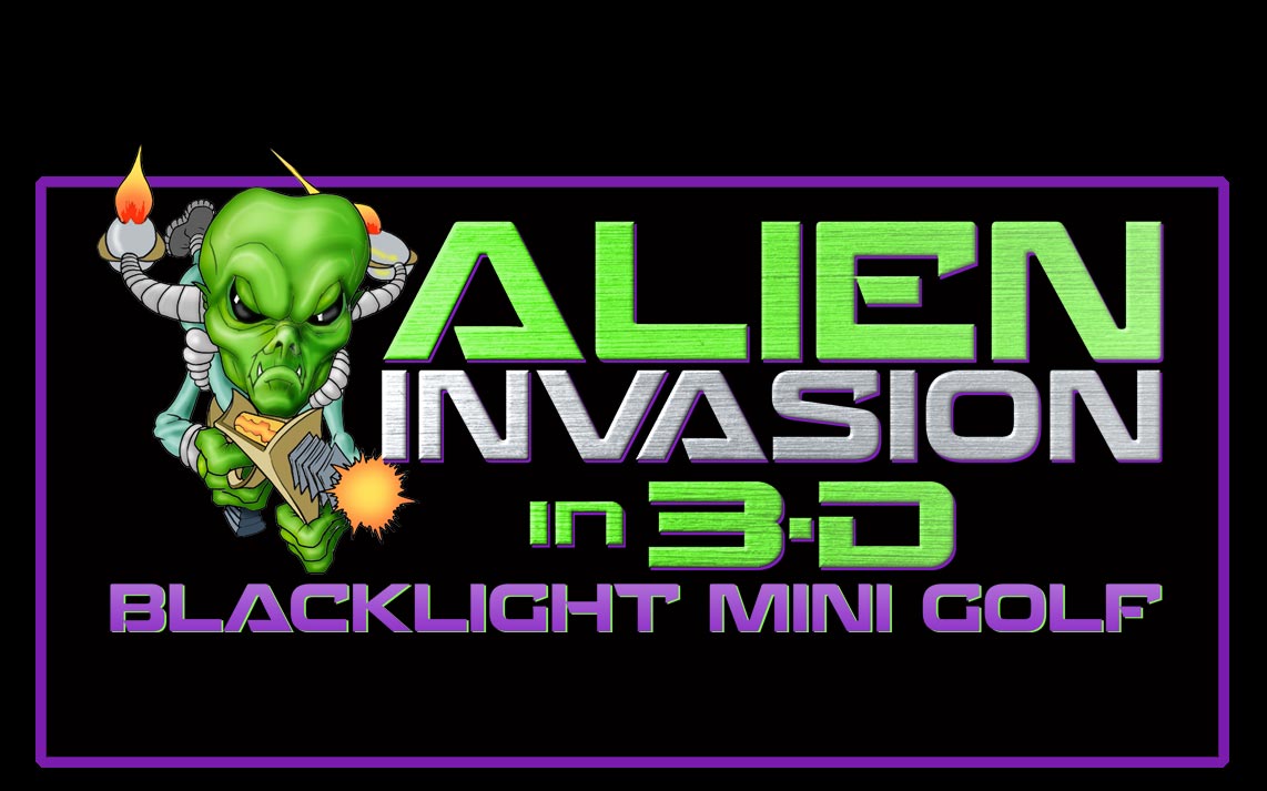 mini golf theme - Alien Invasion