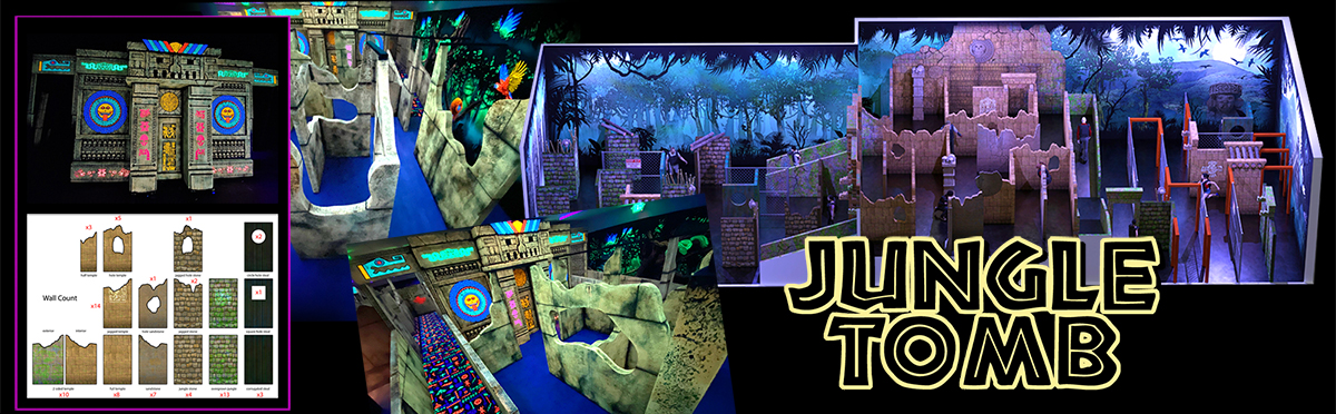 BLA Laser Tag Theme Images JUNGLE TOMB